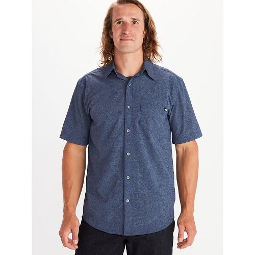 Marmot Aerobora Clothes - Mens Shirts Navy CA2783095 Canada